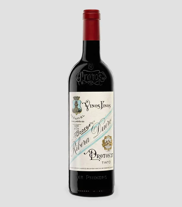 Botella de Vino Tinto Tempranillo, 750 ml