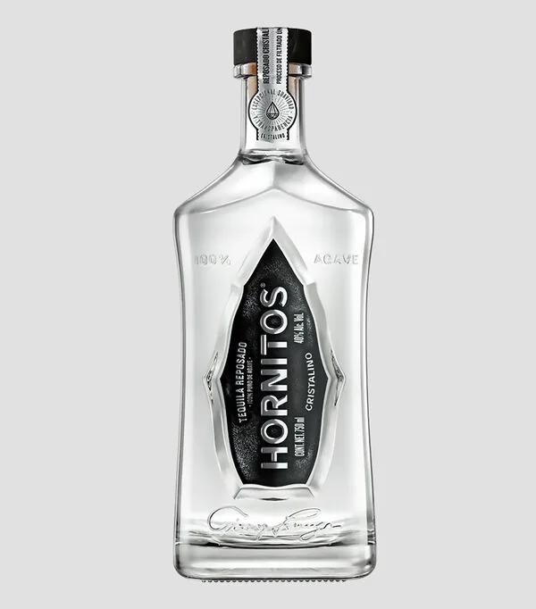 Botella de Tequila Cristalino, 750 ml