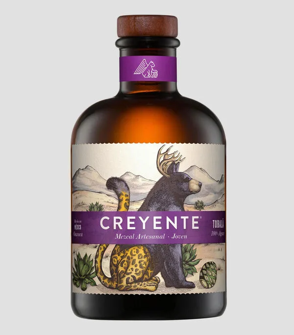 Botella de Mezcal Creyente Tobalá, 700 ml