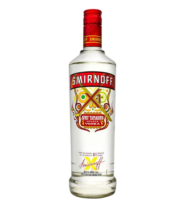 Botella de Vodka Smirnoff X1 Tamarindo, 750 ml