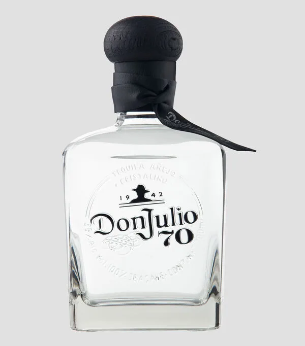 Botella de Tequila Don Julio 70 Cristalino, 700 ml