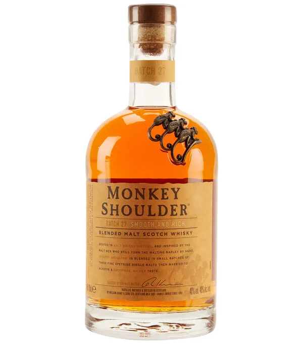 Botella de Whisky Monkey Shoulder, 700 ml