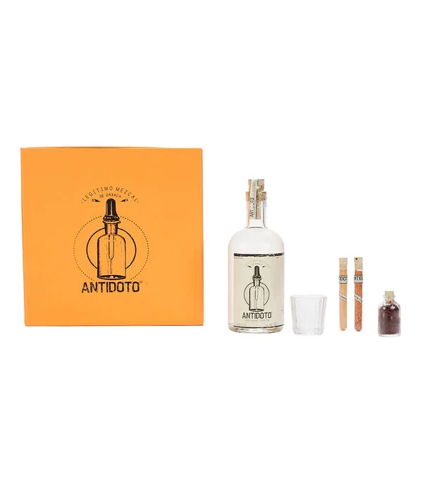 Botella de Set Mezcal Artesanal 5 Piezas