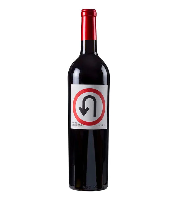 Botella de Vino Tinto Grenache y Syrah, 750 ml