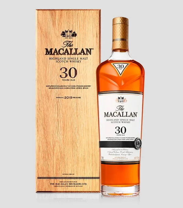 Botella de Whisky 30 Years Old Sherry Oak, 700 ml