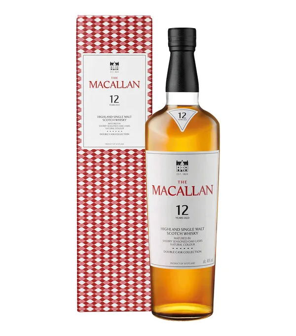 Botella de Whisky The Macallan 12 Years Double Cask, 700 ml