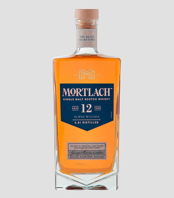 Botella de Whisky Mortlach 12 años Single Malt, 700 ml