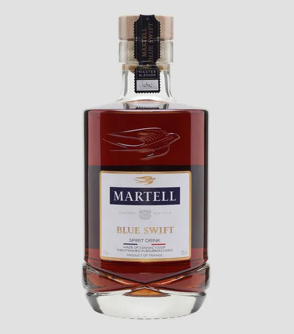 Botella de Cognac Blue Swift, 700 ml