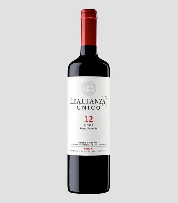 Botella de Vino Tinto Tempranillo, 750 ml
