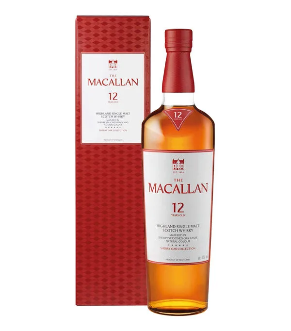 Botella de Whisky Sherry Oak Cask 12 Years, 700 ml