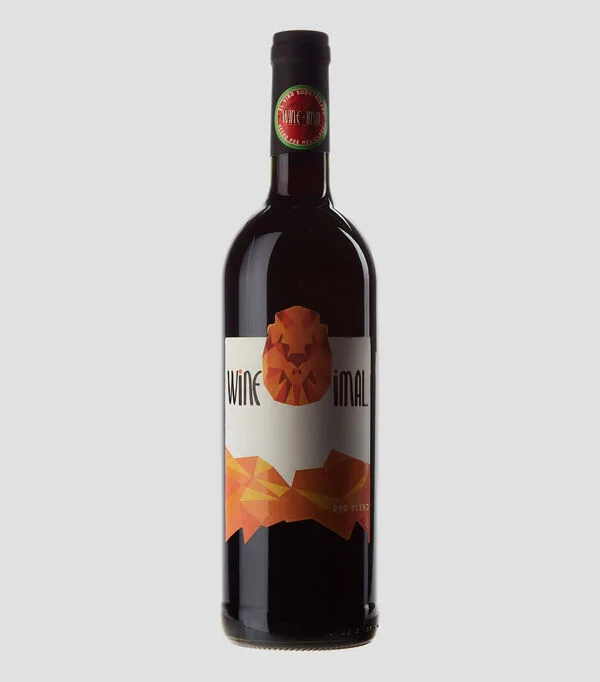 Botella de Vino Tinto Pinotage, Shiraz, 750 ml