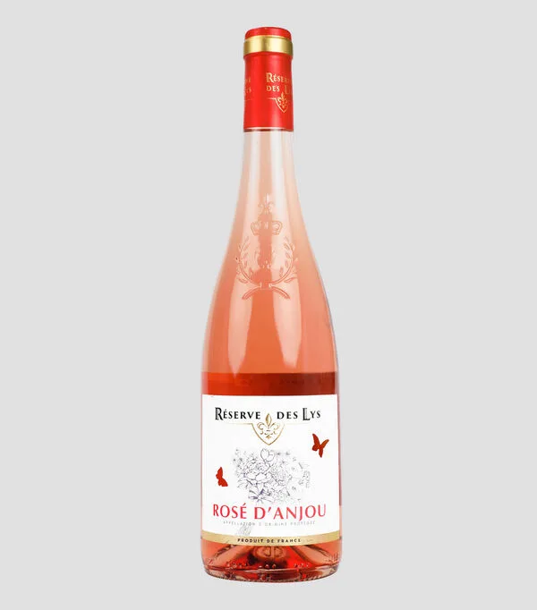 Botella de Vino Rosado Gamay, Grolleau, 750 ml
