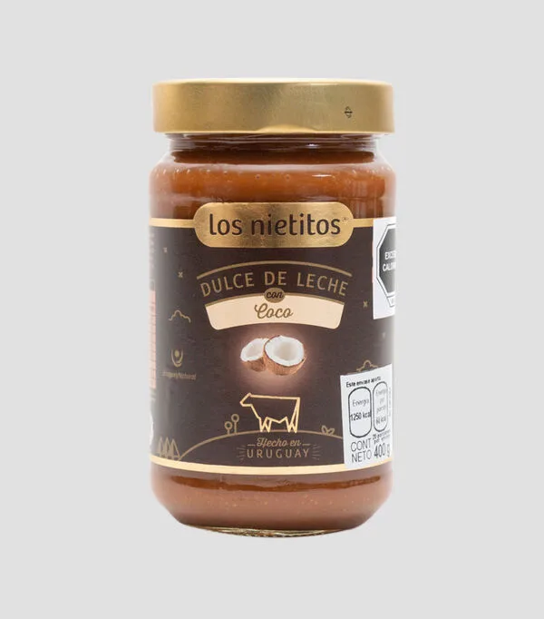 Botella de Dulce de Leche con Coco, 400 g