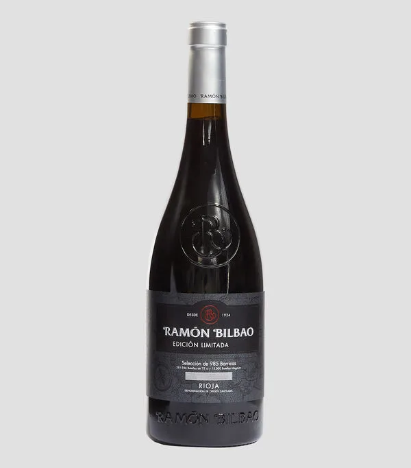 Botella de Vino Tinto Tempranillo, 750 ml