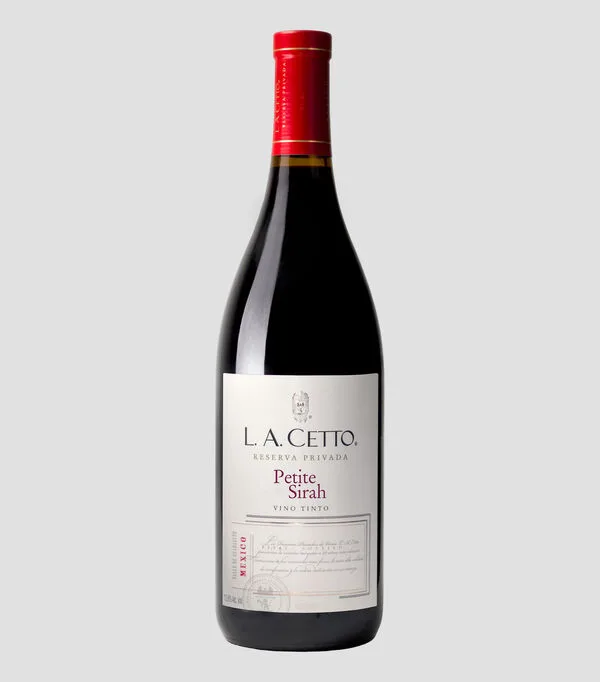 Botella de Vino Tinto Petite Sirah, 750 ml