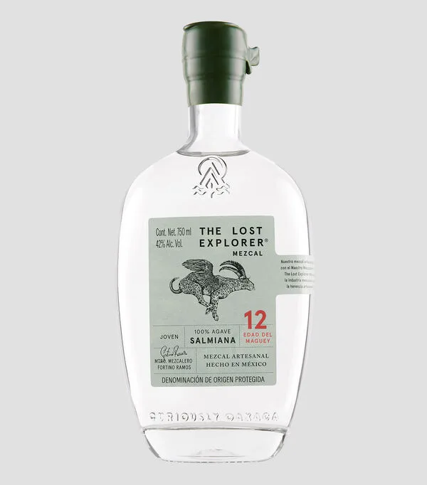 Botella de Mezcal Artesanal Salmiana, 750 ml