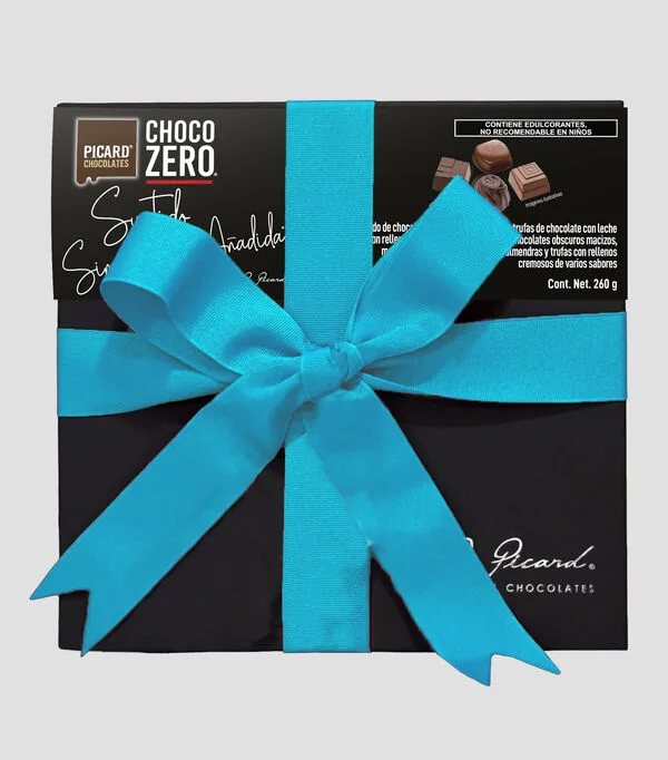 Botella de Estuche Rigido Chocolate Estuche Surtido Sin Azucar, 260 g