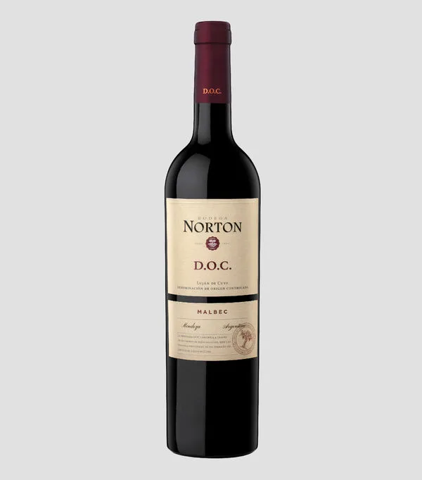 Botella de Vino Tinto Malbec, 750 ml