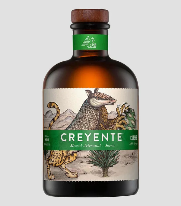 Botella de Mezcal Artesanal Cuishe Espadín, 750 ml