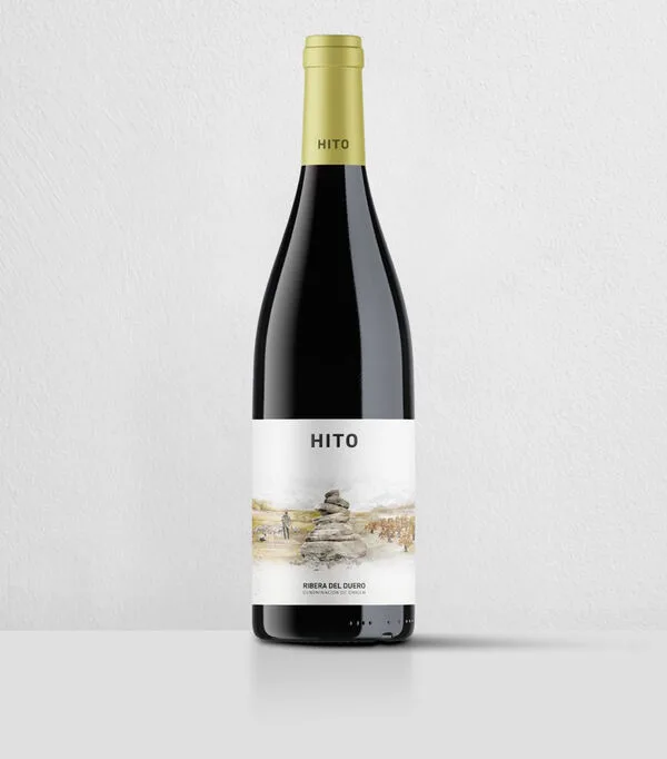 Botella de Vino tinto Tempranillo Hito, España 750 ml