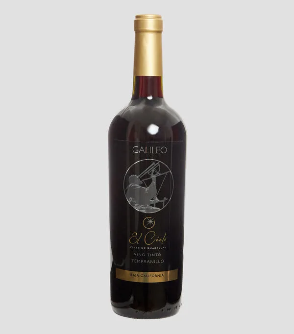 Botella de Vino Tinto Tempranillo Galileo, 750 ml