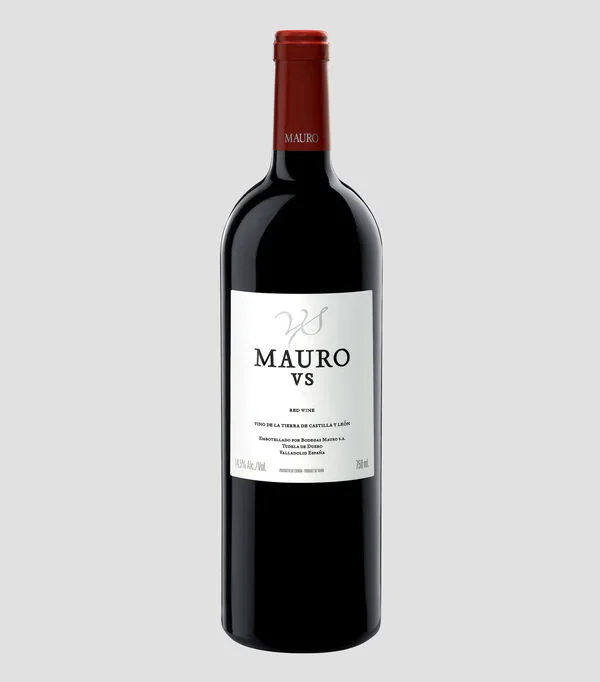 Botella de Vino tinto Tempranillo, 750 ml