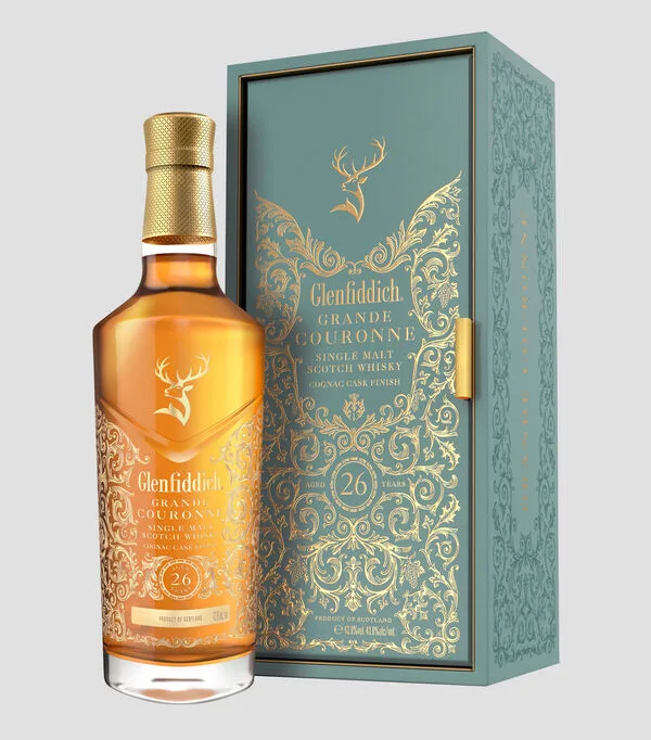 Botella de Whisky Grande Couronne 26 Anos, 700 ml