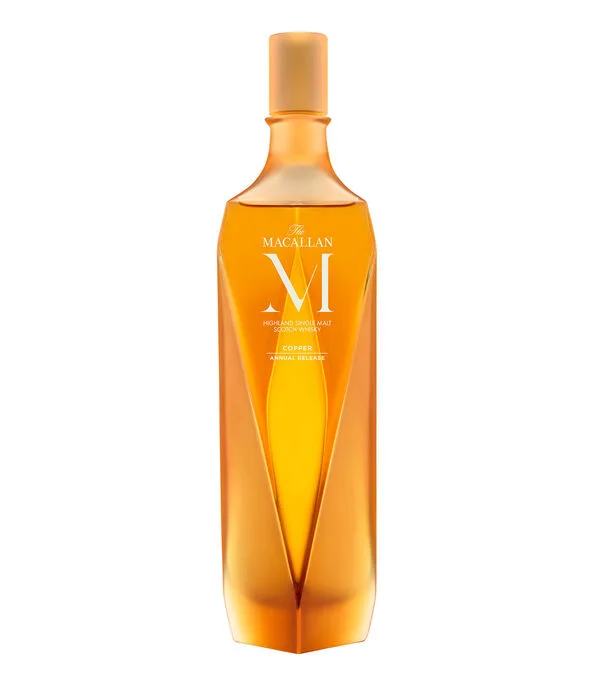 Botella de Whisky Coleccion quotMquot Copper, 700 ml