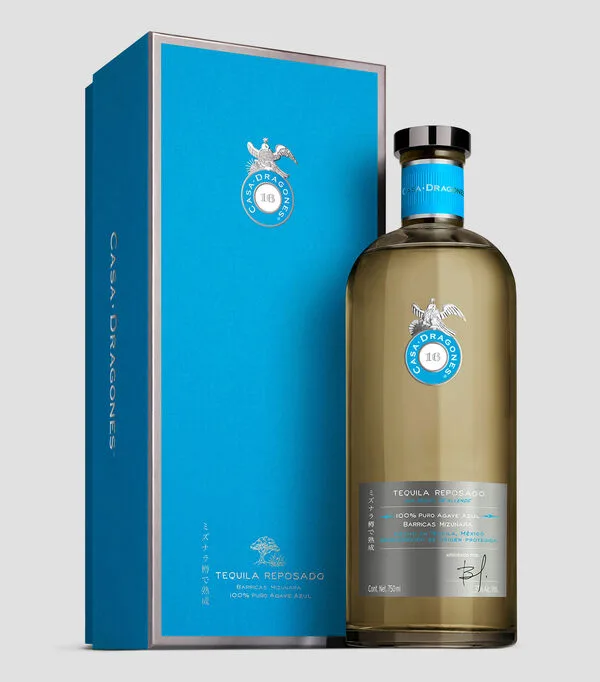 Botella de Tequila reposado Mizunara, 750 ml