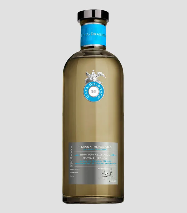 Botella de Tequila reposado Mizunara, 375 ml