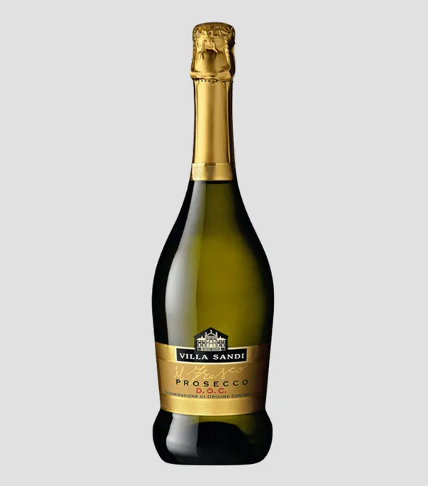 Botella de Vino Espumoso Glera, 750 ml