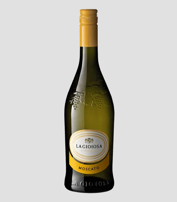 Botella de Vino espumoso Moscatel, 750 ml