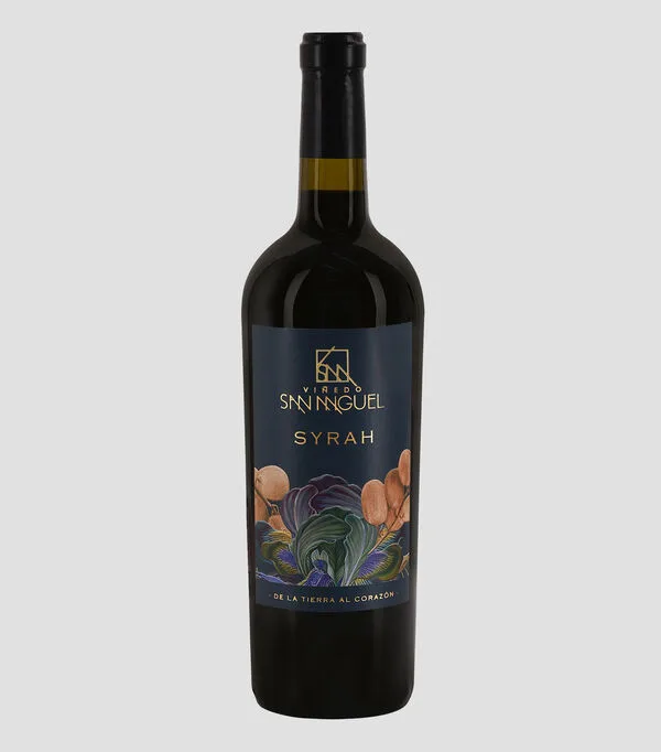 Botella de Vino Tinto Syrah 2020, 750 ml