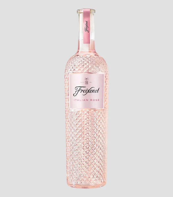 Botella de Vino Rosado Glera, 750 ml