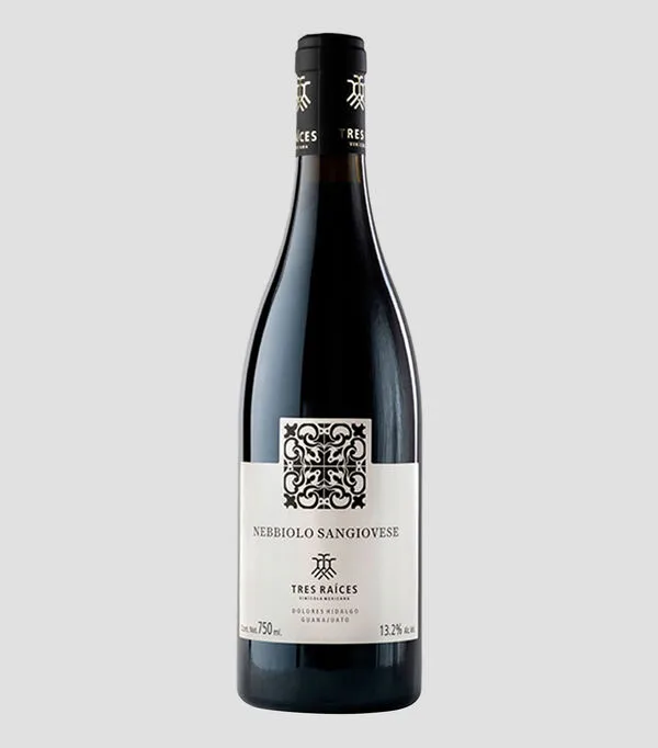 Botella de Vino tinto Nebbiolo Sangiovese, 750 ml