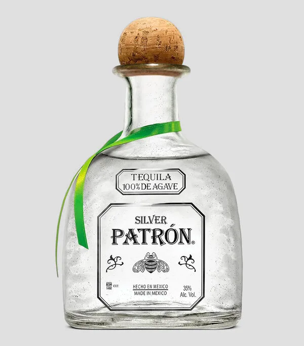 Botella de Tequila blanco Patrón Silver, 700 ml