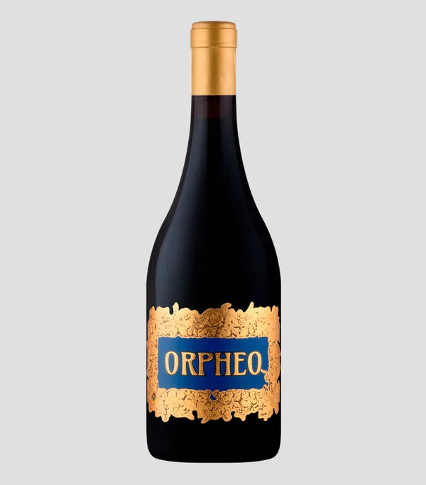 Botella de Vino Tinto Malbec Orpheo, México, 750 ml