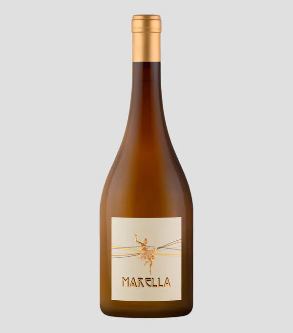 Botella de Vino Blanco Chardonnay Marella Reserva, México, 750 ml