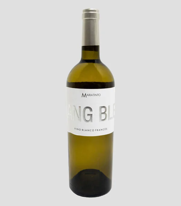 Botella de Vino Blanco Sauvignon Blanc-Viognier, Francia, 750 ml