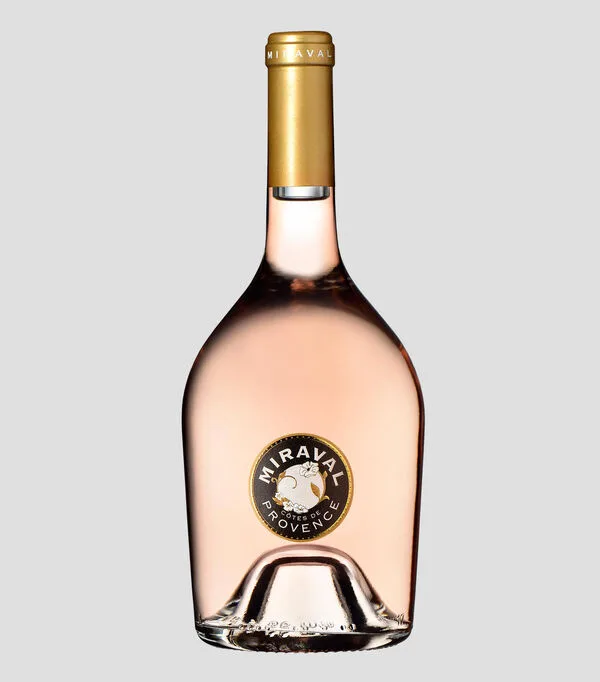 Botella de Vino rosado Cinsault-Grenache-Syrah-Rolle, Francia, 750 ml