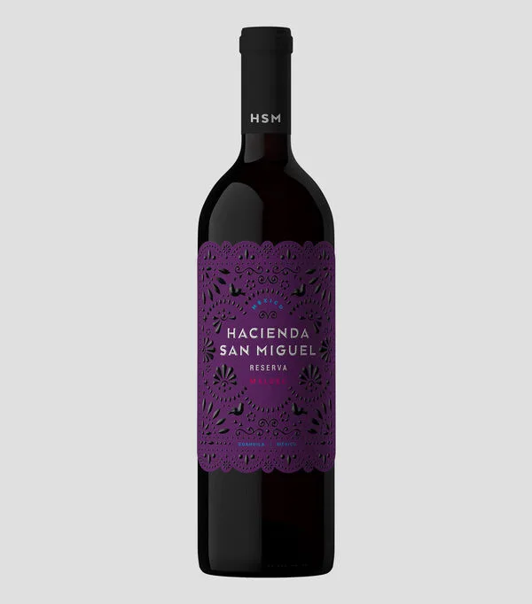 Botella de Vino Tinto Malbec, México, 750 ml