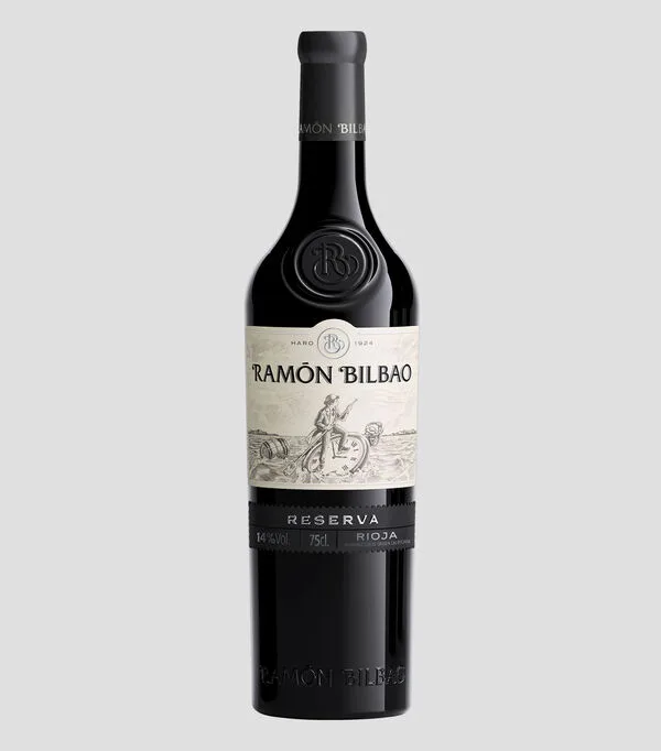 Botella de Vino Tinto Tempranillo, España, 750 ml