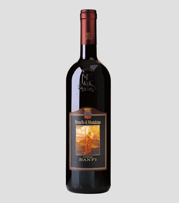 Botella de Vino Tinto Sangiovese Brunello di Montalcino, Italia, 750 ml