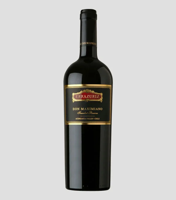 Botella de Vino Tinto Cabernet Sauvignon Don Maximiano, Chile, 750 ml