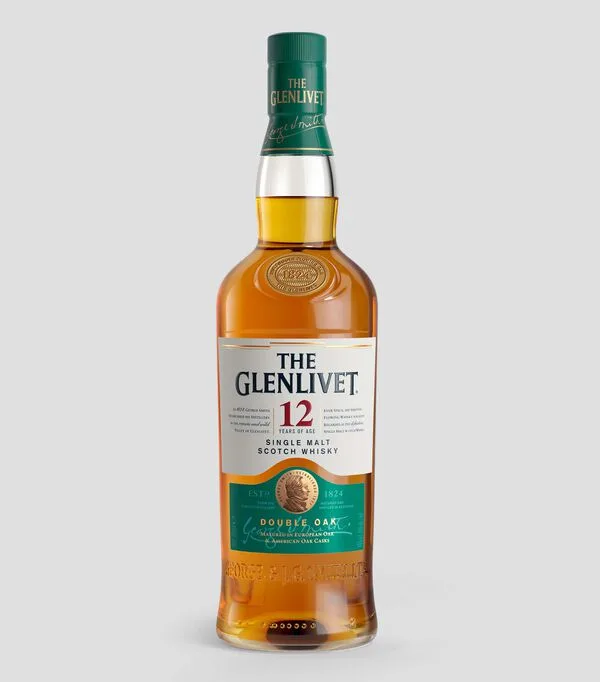 Botella de Whisky The Glenlivet 12 Años, 700 ml