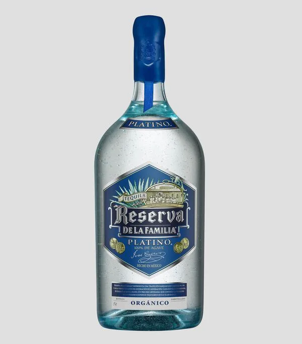 Botella de Tequila Platino, 1.75 L