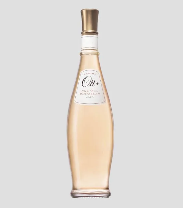 Botella de Vino Rosado Mourvedre Chateau Romassan, Francia, 750 ml