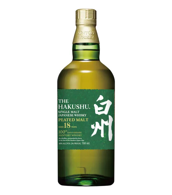 Botella de Whisky Edición Especial Hakushu 18 Años, 700 ml