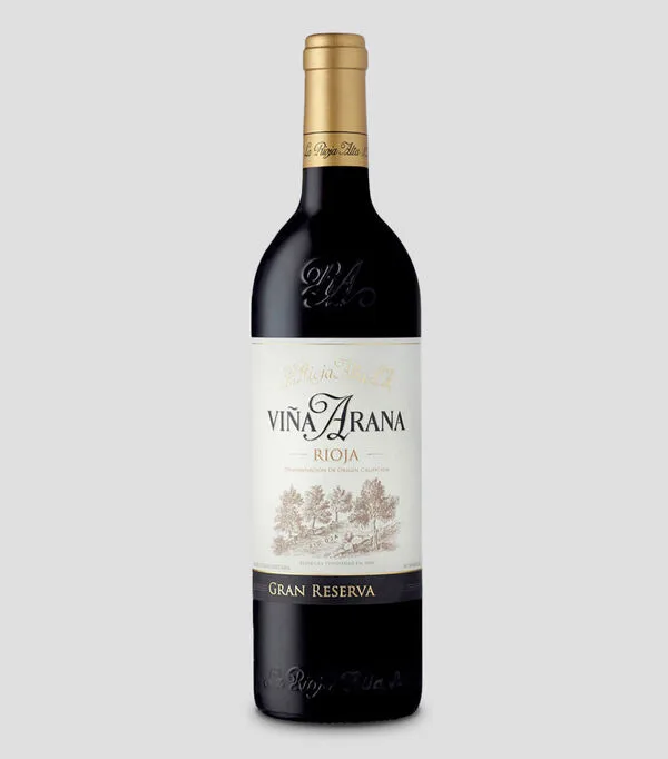 Botella de Vino Tinto Ensamble Viña Arana Gran Reserva, España, 750 ml
