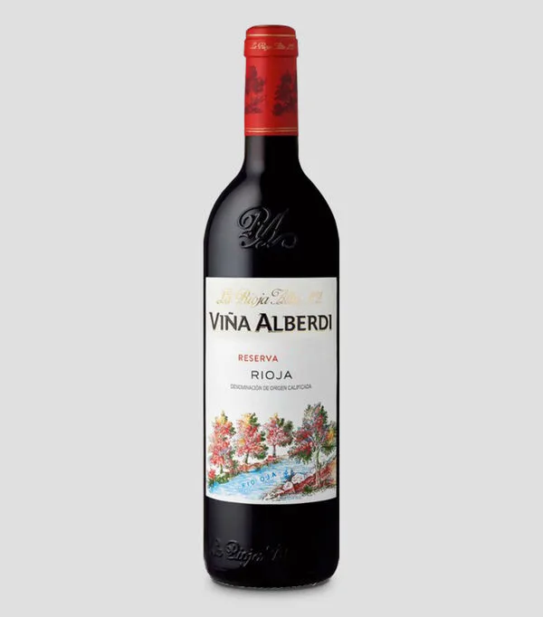 Botella de Vino Tinto Ensamble Viña Alberdi Reserva 2018, España, 750 ml